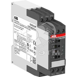 Реле контроля напряжения CM-ESS.2P однофазное 3-30В/6-60В/30-300В/60-600 AC/DC 110-130В AC 2ПК пружинные клеммы (1SVR740831R0400) - ABB