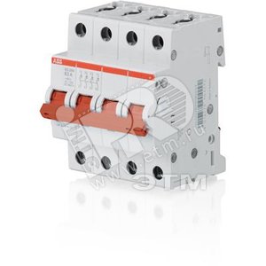 Рубильник 4пол. SD204/40 рычаг крас. | 2CDD284101R0040 | ABB - ABB