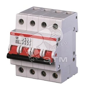 Рубильник 4пол. E204g 125A рычаг сер. | 2CDE284001R1125 | ABB - ABB