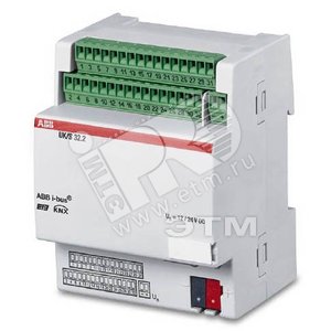 UK/S 32.2 Универсальный терминал ввод/вывод 32-х канальный (макс. по 80 мА) MDRC | 2CDG110071R0011 | ABB