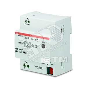 Шлюз DALI 1-канальный эвакуационный свет DGN/S 1.16.1 - ABB