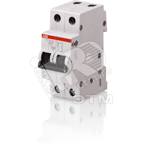 Выключатель автоматический двухполюсный (1п+N) SH201 63А D 6кА (SH201 D63NA) | 2CDS211103R0631 | ABB