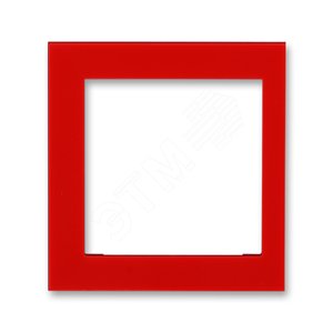 ABB Levit Красный Накладка на рамку 55х55 внешняя | 3901H-A00255 65 | 2CHH010255A4065 | ABB - ABB