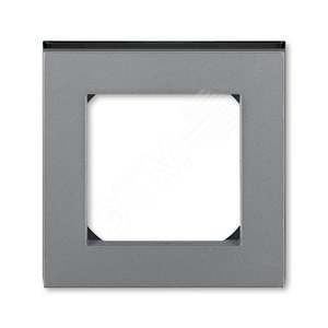 ABB Levit Сталь / дымчатый чёрный Рамка 1-ая | 3901H-A05010 69W | 2CHH015010A6069 | ABB - ABB