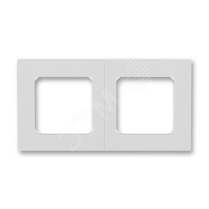 ABB Levit Серый / белый Рамка 2-ая | 3901H-A05020 16W | 2CHH015020A6016 | ABB - ABB