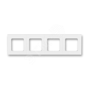 ABB Levit Белый / ледяной Рамка 4-ая | 3901H-A05040 01W | 2CHH015040A6001 | ABB - ABB