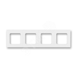 ABB Levit Белый / белый Рамка 4-ая | 3901H-A05040 03W | 2CHH015040A6003 | ABB - ABB