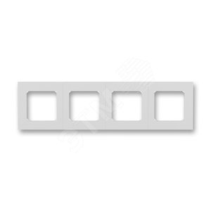 ABB Levit Серый / белый Рамка 4-ая | 3901H-A05040 16W | 2CHH015040A6016 | ABB - ABB