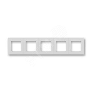 ABB Levit Серый / белый Рамка 5-ая | 3901H-A05050 16W | 2CHH015050A6016 | ABB - ABB