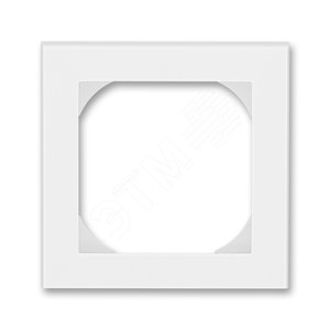 ABB Levit Белый / ледяной Рамка одинарная 55х55 для механизмов BJE | 3901H-A05510 01 | 2CHH015510A4001 | ABB - ABB