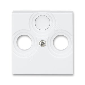 ABB Levit Белый / белый Накладка для розеток TV-R / TV-R-SAT Белый | 5011H-A00300 03 | 2CHH080300A4003 | ABB - ABB