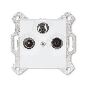 ABB Levit Белый Розетка TV-R-SAT единственная | 5011H-A03303 03W | 2CHH083303A6003 | ABB - ABB