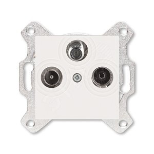 ABB Levit Жемчуг Розетка TV-R-SAT единственная | 5011H-A03303 68W | 2CHH083303A6068 | ABB - ABB