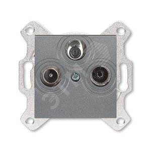 ABB Levit Сталь Розетка TV-R-SAT единственная | 5011H-A03303 69W | 2CHH083303A6069 | ABB - ABB