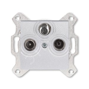 ABB Levit Серебро Розетка TV-R-SAT единственная | 5011H-A03303 70W | 2CHH083303A6070 | ABB