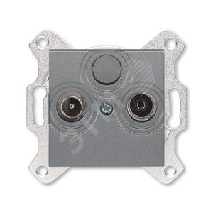 ABB Levit Сталь Розетка TV-R проходная 7дБ | 5011H-A03607 69W | 2CHH083607A6069 | ABB - ABB