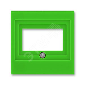 ABB Levit Зелёный / дымчатый чёрный Накладка для розеток USB / HDMI / VGA Зелёный | 5014H-A00040 67 | 2CHH290040A4067 | ABB - ABB