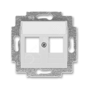 ABB Levit Серый Накладка с суппортом для информационных разъёмов | 5014H-A01018 16 | 2CHH291018A4016 | ABB - ABB