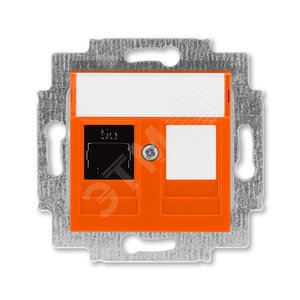 ABB Levit Оранжевый Розетка комп. RJ45 категория 5e и заглушка | 5014H-A51017 66W | 2CHH295117A6066 | ABB - ABB
