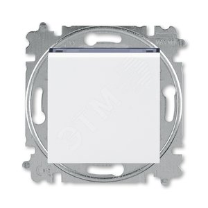 ABB Levit Белый / дымчатый чёрный Переключатель 1-кл. | 3559H-A06445 62W | 2CHH590645A6062 | ABB - ABB