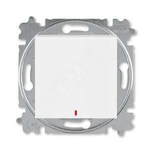 ABB Levit Белый / ледяной Переключатель 1-кл. с подсветкой контрольная | 3559H-A25445 01W | 2CHH592545A6001 | ABB - ABB