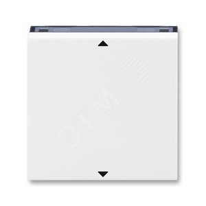 Управляющий элемент Busch-Jalousiecontrol®II ABB Levit с маркировкой белый / дымчатый чёрный (3299H-A00110 62) - ABB