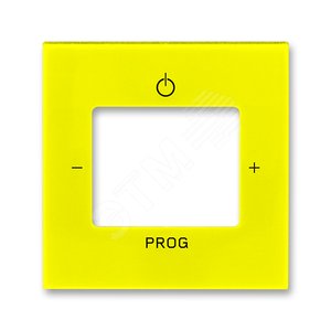 ABB Levit Жёлтый / дымчатый чёрный Накладка для механизмов FM радио / Busch-iNet радио / Bluetooth радио Жёлтый | 3299H-A40200 64 | 2CHH704020A4064 |  - ABB