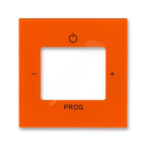 ABB Levit Оранжевый / дымчатый чёрный Накладка для механизмов FM радио / Busch-iNet радио / Bluetooth радио Оранжевый | 3299H-A40200 66 | 2CHH704020A4 - ABB