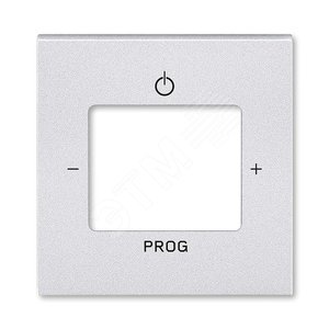 ABB Levit Серебро / дымчатый чёрный Накладка для механизмов FM радио / Busch-iNet радио / Bluetooth радио Серебро | 3299H-A40200 70 | 2CHH704020A4070  - ABB