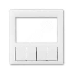 ABB Levit Белый / белый Сменная панель на накладку терморегулятора / таймера Белый | ND3292H-A11 03 | 2CHH910011A8003 | ABB