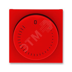ABB Levit Красный / дымчатый чёрный Накладка для механизма регулирования скорости вращения вентилятора | 3294H-A00130 65 | 2CHH940130A4065 | ABB - ABB