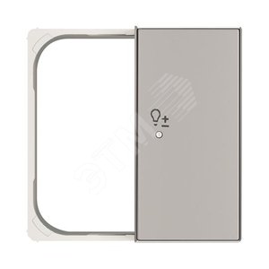 SRD-2-R-85PL Клавиша двойная правая free@home, SKY, светорегулятор, серебристая - ABB