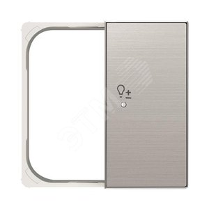 SRD-2-R-85AI Клавиша двойная правая free@home, SKY, светорегулятор, нерж. Сталь - ABB