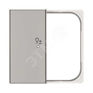 SRD-2-L-85PL Клавиша двойная левая free@home, SKY, светорегулятор, серебристая|2CLA852641A1301| ABB - ABB