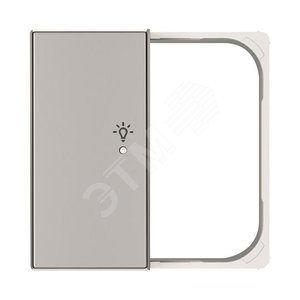 SRL-2-L-85PL Клавиша двойная левая free@home, SKY, освещение, серебристая|2CLA852642A1301| ABB - ABB