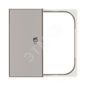 SRS-2-L-85PL Клавиша двойная левая free@home, SKY, сцена, серебристая (SRS-2-L-85PL) - ABB