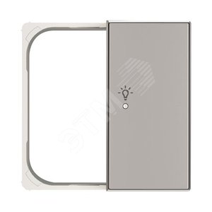 SRL-2-R-85PL Клавиша двойная правая free@home, SKY, освещение, серебристая|2CLA852648A1301| ABB - ABB