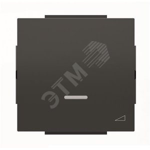 Клавиша для механизма клавишного светорегулятора 8160.1 SKY черный бархат (8560.1 NS)