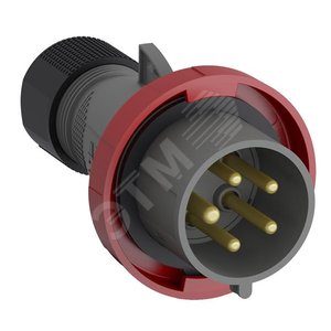 Вилка каб.  416EP3W, 16А, 3P+N+E, IP67, 3ч
