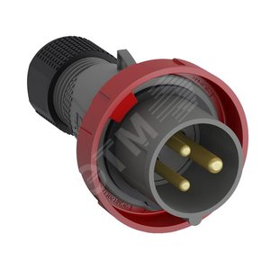 Вилка кабельная Easy&Safe 232EP9W, 32А, 2P+E, IP67, 9ч|2CMA101096R1000| ABB