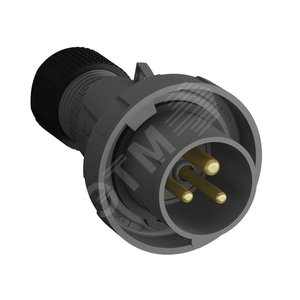 Вилка кабельная Easy&Safe 232EP12W, 32А, 2P+E, IP67, 12ч|2CMA101097R1000| ABB - ABB