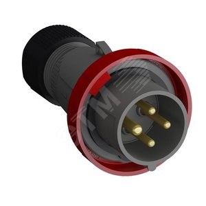 Вилка каб.  332EP3W, 32А, 3P+E, IP67, 3ч - ABB