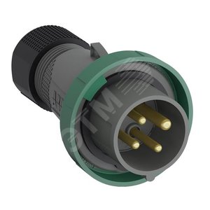Вилка кабельная Easy&Safe 332EP10W, 32А, 3P+E, IP67, 10ч|2CMA101106R1000| ABB