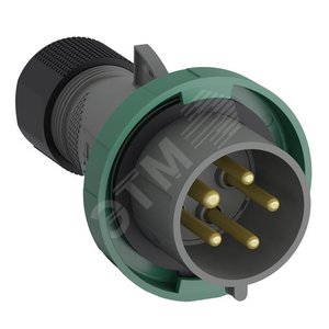 Вилка кабельная Easy&Safe 432EP2W, 32А, 3P+N+E, IP67, 2ч|2CMA101109R1000| ABB