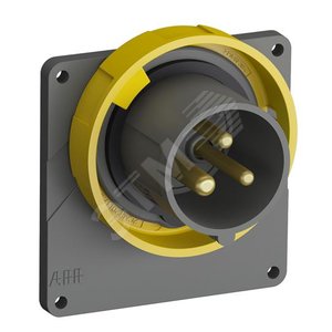 Вилка с прямым фланцем Easy&Safe 216EBU4W 16A 2P+E IP67 4ч (216EBU4W) - ABB