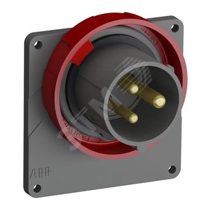 Вилка пр.флан.  216EBU9W,16A,2P+E,IP67,9ч