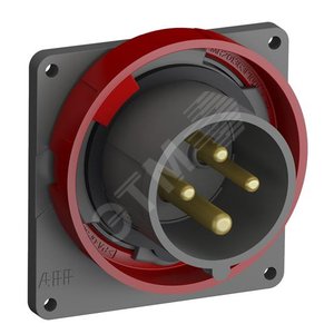 Вилка пр.флан.  316EBU6W,16A,3P+E,IP67,6ч - ABB
