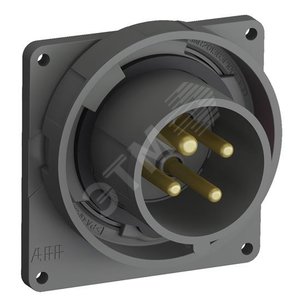 Вилка пр.флан.  416EBU11W,16A,3P+N+E,IP67,11ч - ABB