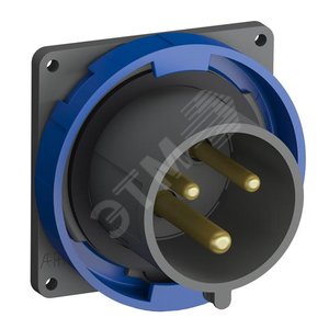 Вилка пр.флан.  232EBU6W,32A,2P+E,IP67,6ч - ABB