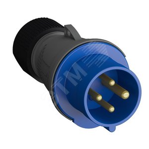 Вилка кабельная Easy&Safe 316EP9,16А,3P+E,IP44,9ч|2CMA101958R1000| ABB - ABB